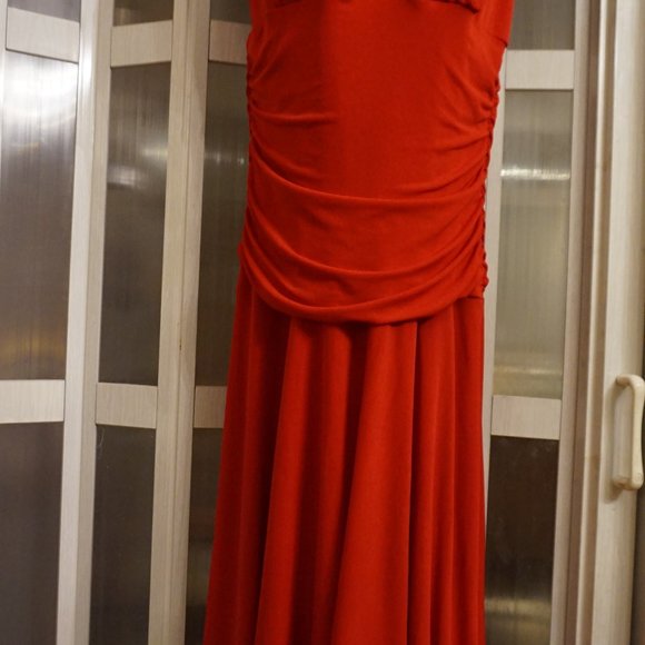 Splendid Red salsa style dress size M, bell skirt - Picture 13 of 16